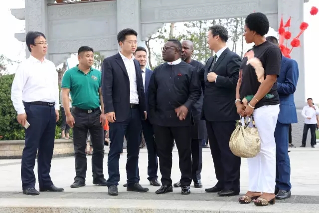 尼日利亞克里斯河州考察團考察韓城國家文史公園