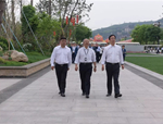 陜西省智慧旅游工作現(xiàn)場(chǎng)會(huì)參會(huì)人員觀摩國家文史公園